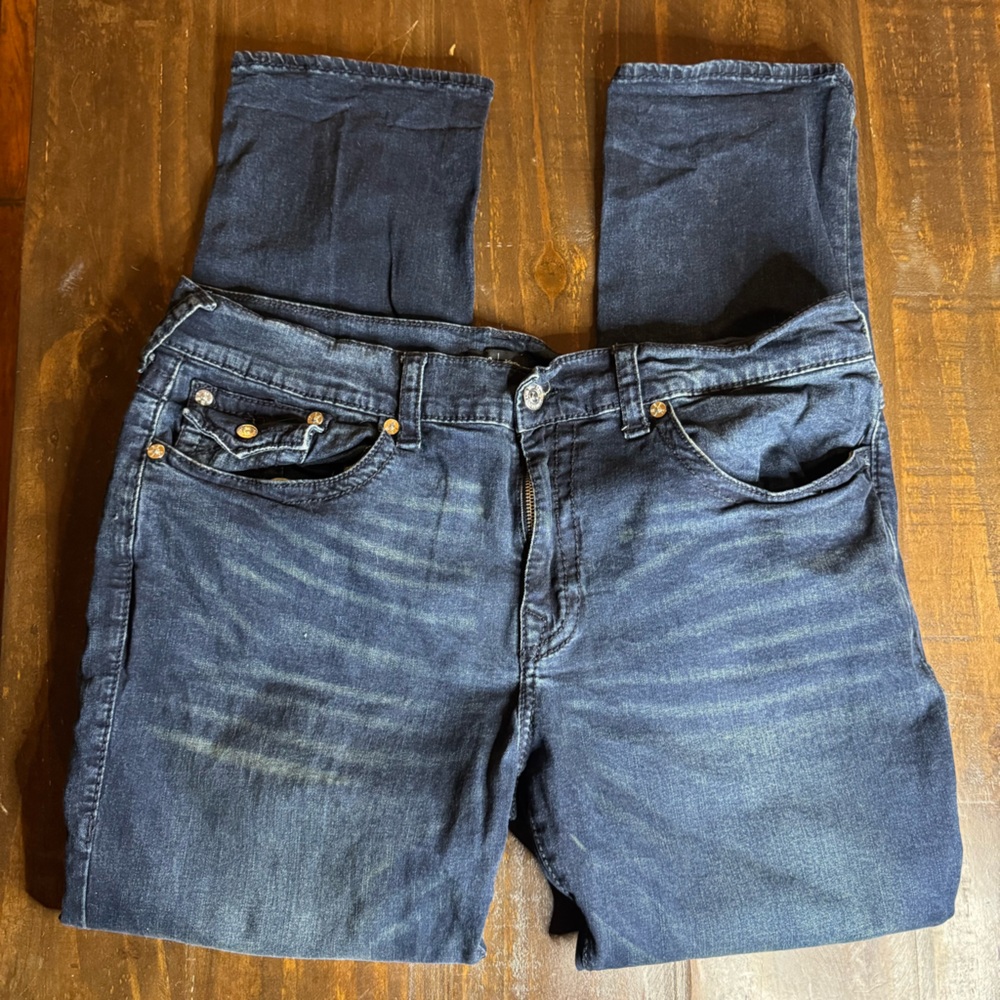True Religion Indigo Relaxed Jeans